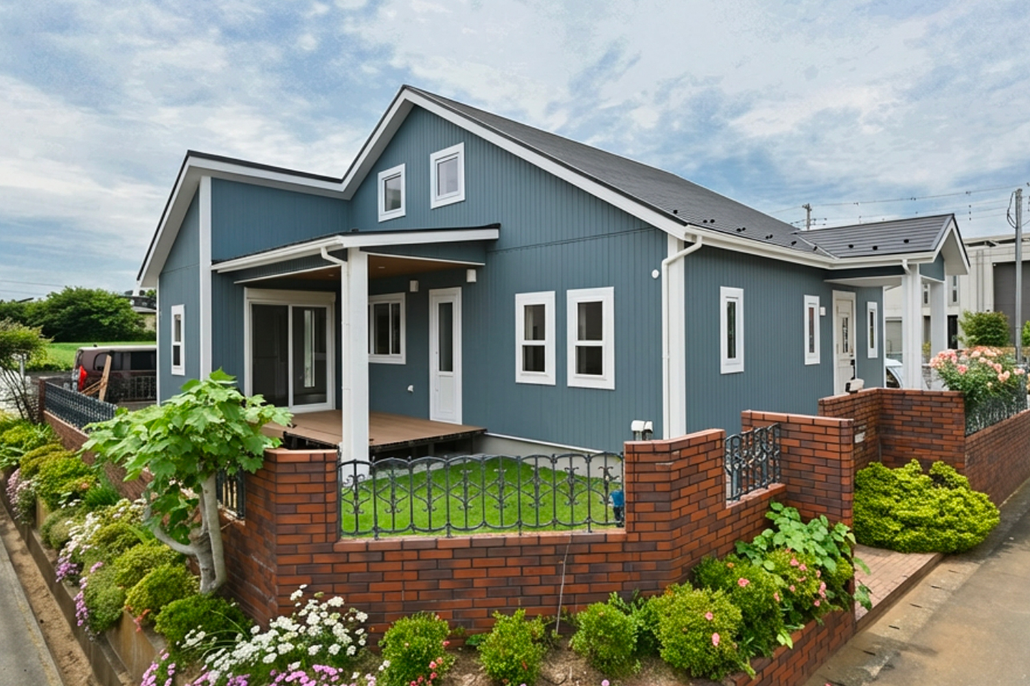 工務店が建てたシンプルで上質な注文住宅の外観