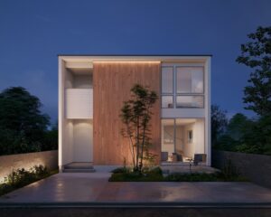 定額制住宅Trente(トレント)の外観イメージ|シンプルモダンなファサード