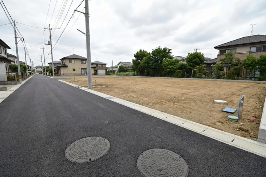 土地契約前に確認したい上下水の引込と前面道路