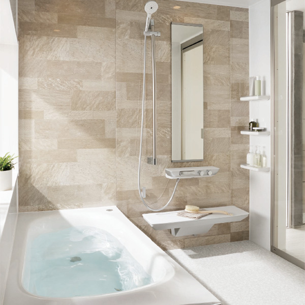 TOTO サザナ 1616｜魔法びん浴槽とほっカラリ床で冬もあたたかい浴室リフォーム