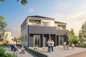 所沢市中新井の2LDKアパート「Livie+」外観イメージ｜新築完成見学会