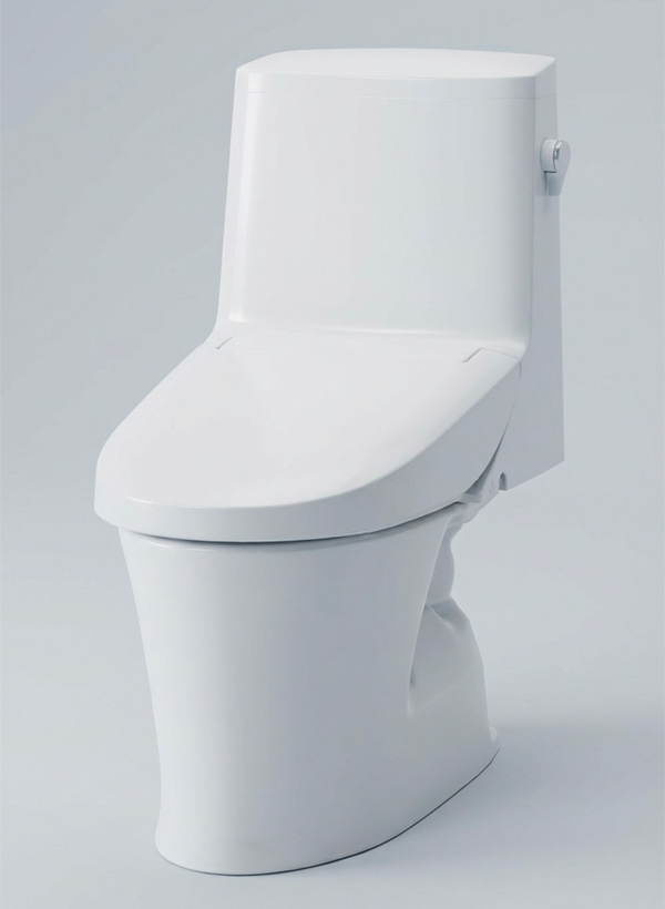 LIXIL ベーシア 床下排水・排水芯200の便座一体型トイレ（フチレス・パワーストリーム洗浄）