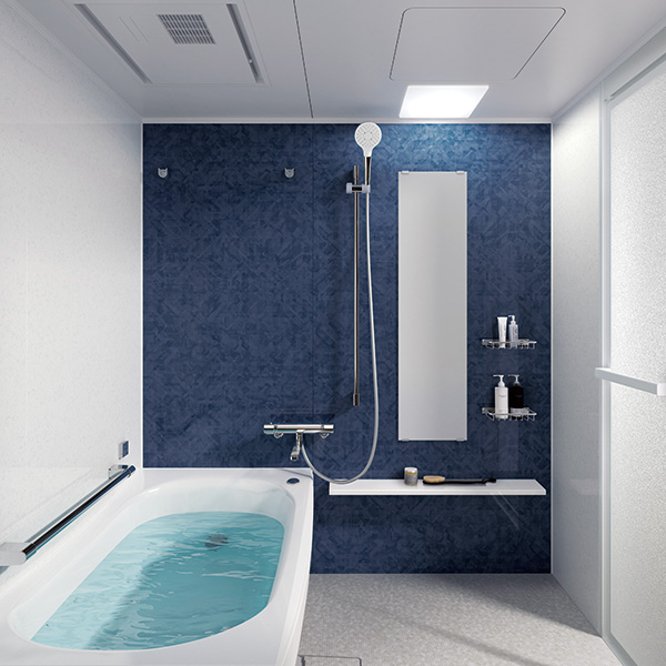 TOTO WYシリーズTタイプ（1216）マンション用システムバスの施工イメージ