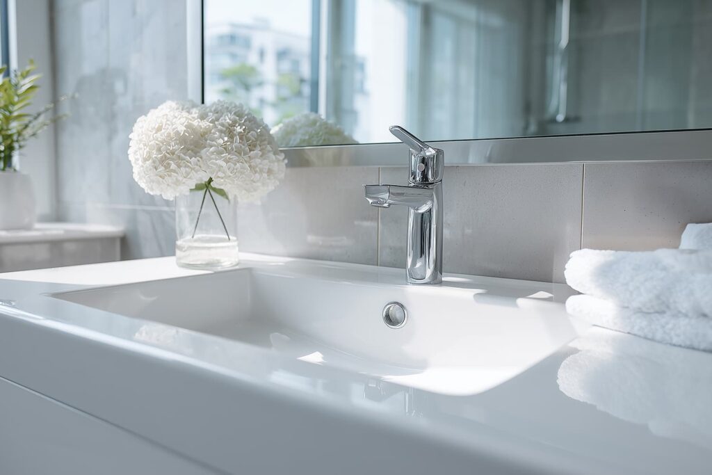 注文住宅の収納と洗面動線を確認するイメージ | アップルホーム 注文住宅の収納と洗面動線を確認するイメージ