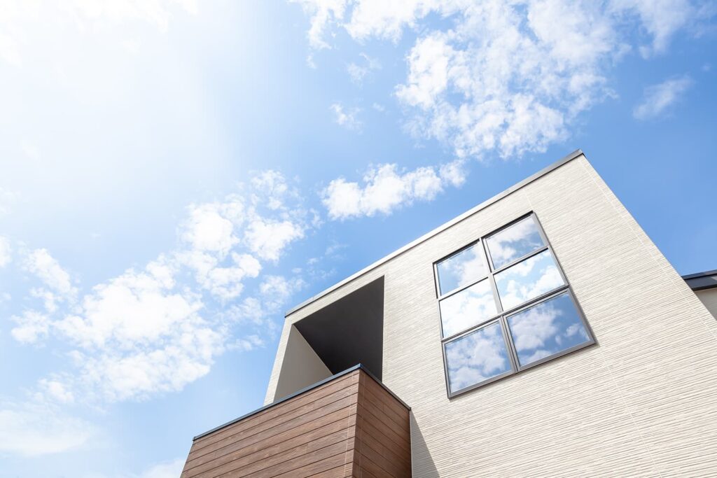 面積と形を見直した注文住宅の外観イメージ