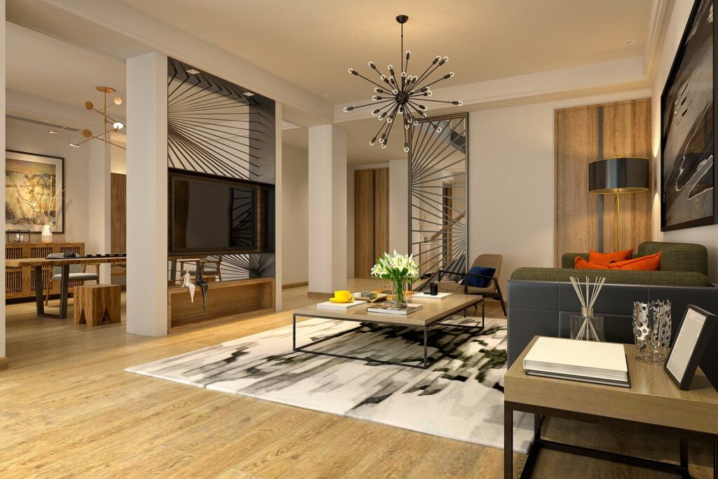 注文住宅の回遊動線とLDKのつながりが分かる施工事例イメージ | アップルホーム 注文住宅の回遊動線とLDKのつながりが分かる施工事例イメージ