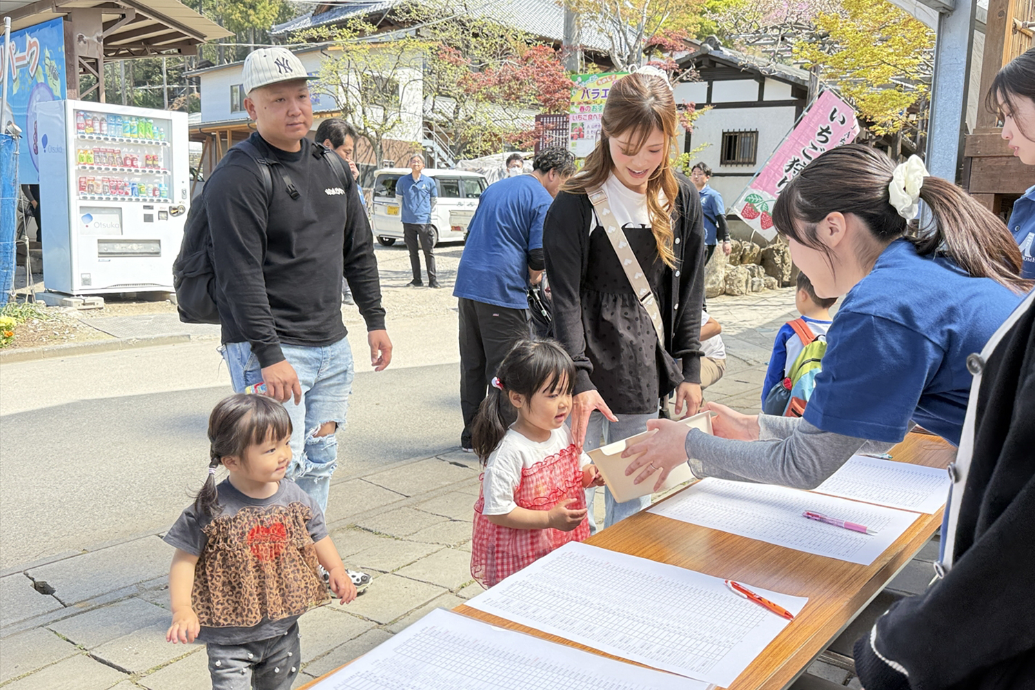 アンバサダー感謝祭の受付と来場の様子