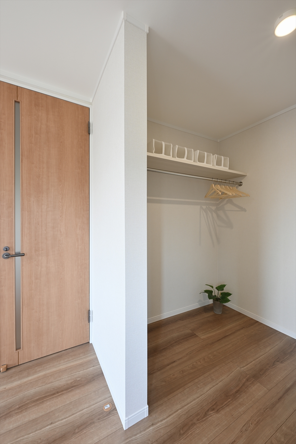 子ども部屋に設けたオープンクローゼット