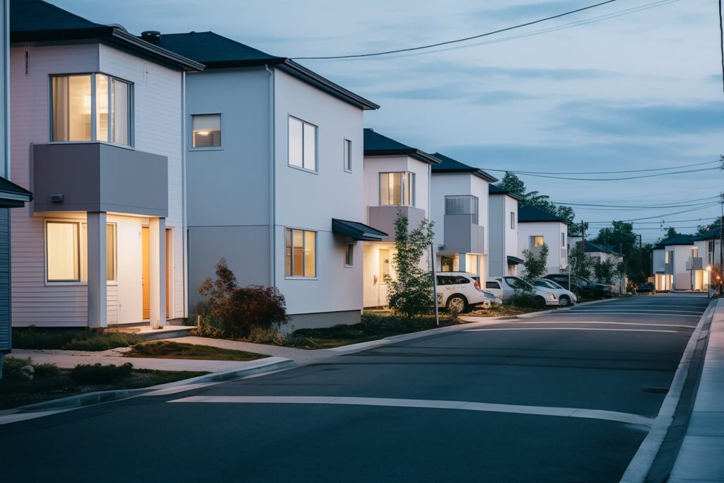 4m以上の道路と2項道路の違いを比較する図