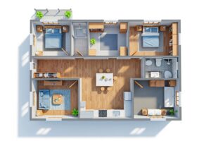 注文住宅の2LDK・3LDK・4LDKを家族構成別に比較して理想の部屋数を考えるイメージ