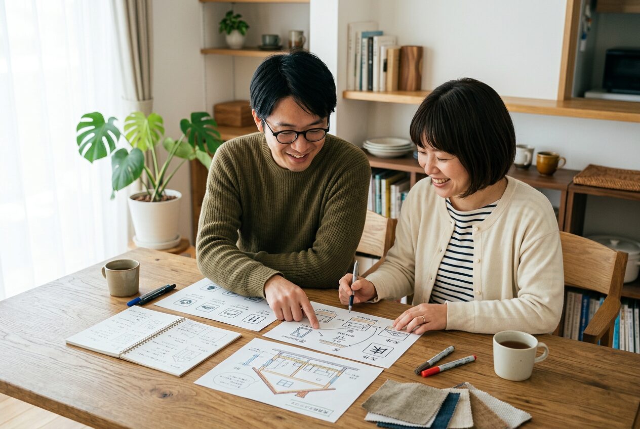 断熱リフォームの優先順位として窓・ドア・天井・床・給湯器を比較しているイメージ