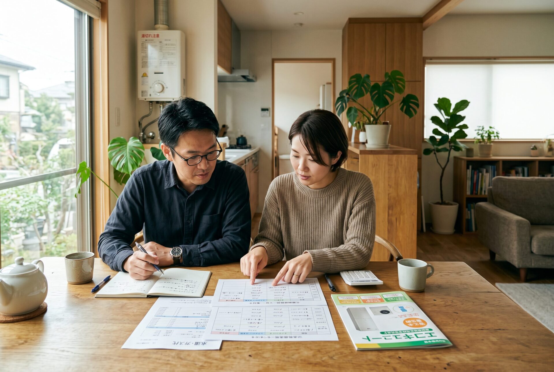 高効率給湯器への交換を検討しているイメージ