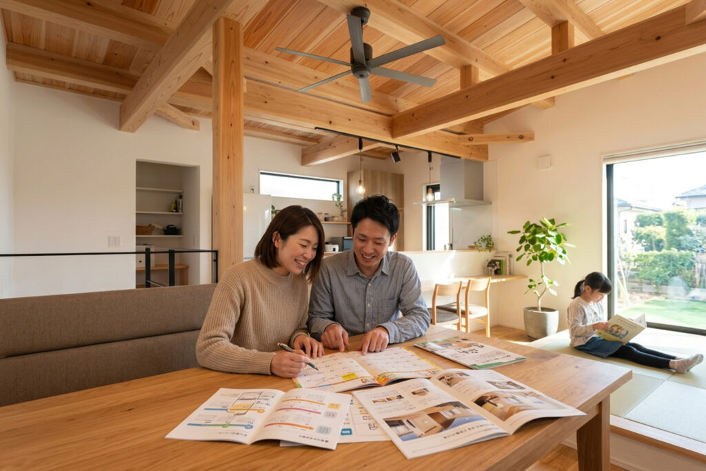 みらいエコ住宅2026の申請スケジュールを家族で確認する様