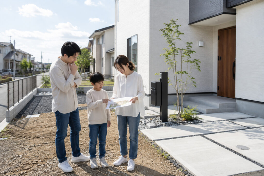 minimum-exterior-priority | アップルホーム 入居時に必要な外構の優先順位を整理する家族