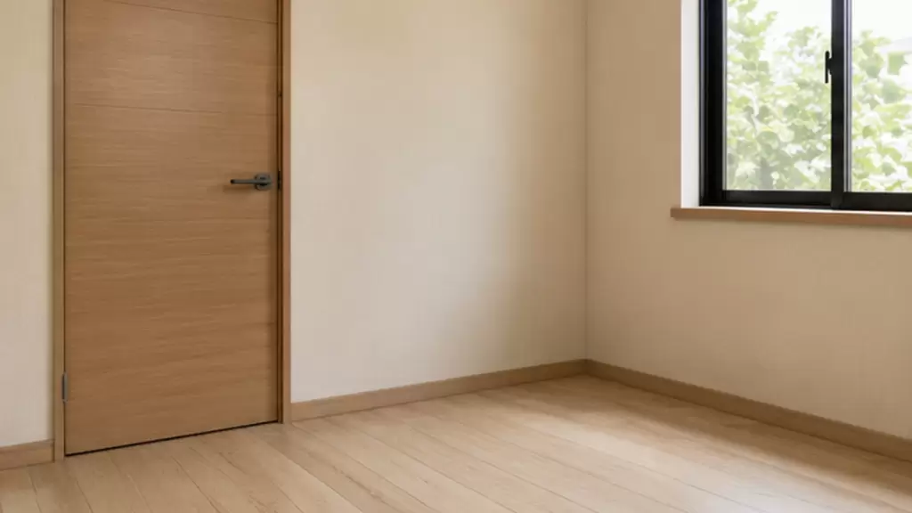 baseboard-door-window-frame-colors | アップルホーム 注文住宅の巾木と建具と窓枠の色の違いが分かる住宅内装
