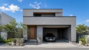 注文住宅でガレージハウスを検討する際の外観とビルトインガレージ