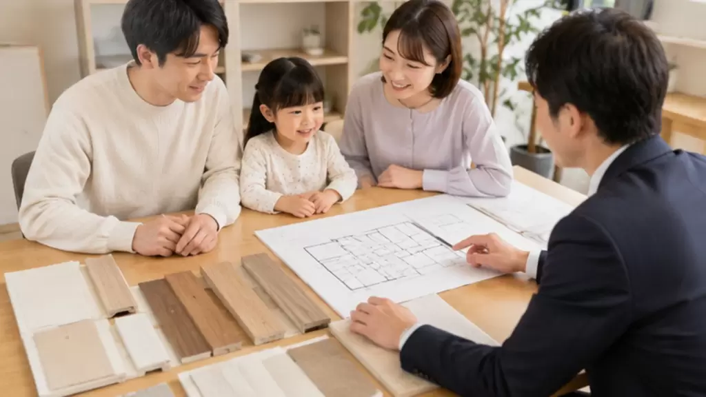 interior-finish-consultation-checklist | アップルホーム 注文住宅の内装色をサンプルと図面で確認する打ち合わせ