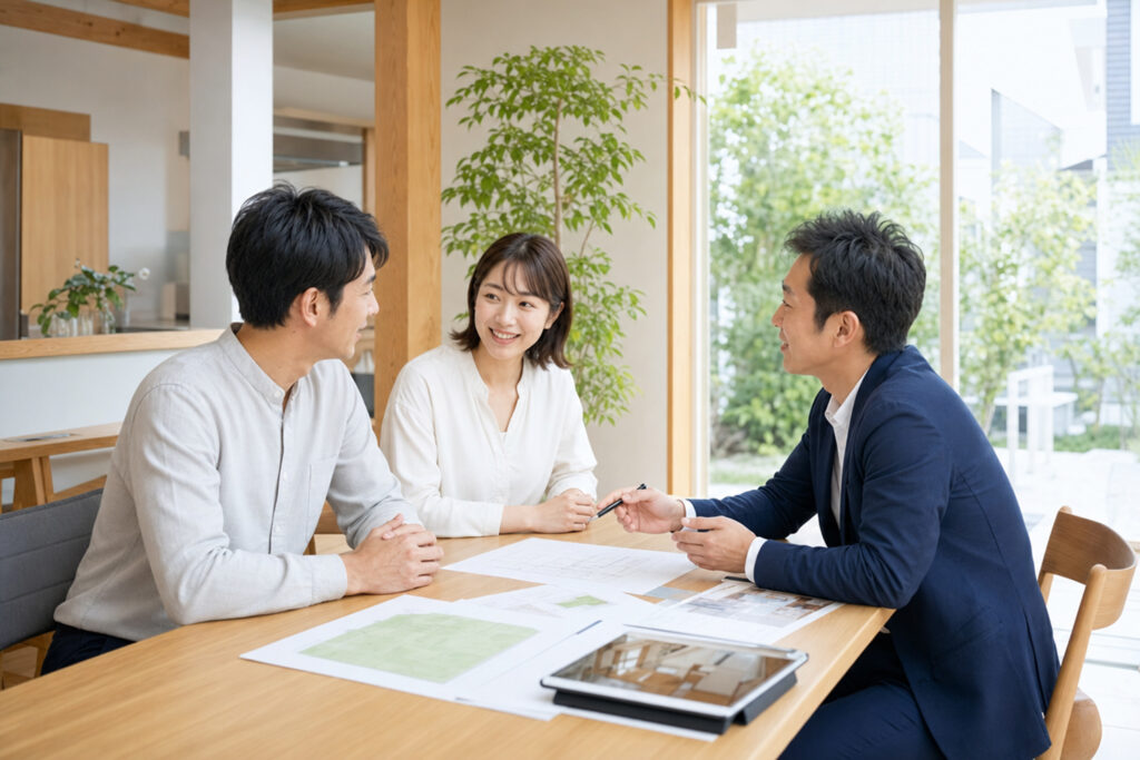 land-purchase-builder-consultation | アップルホーム 土地購入前に敷地条件と建築計画を相談する30代夫婦