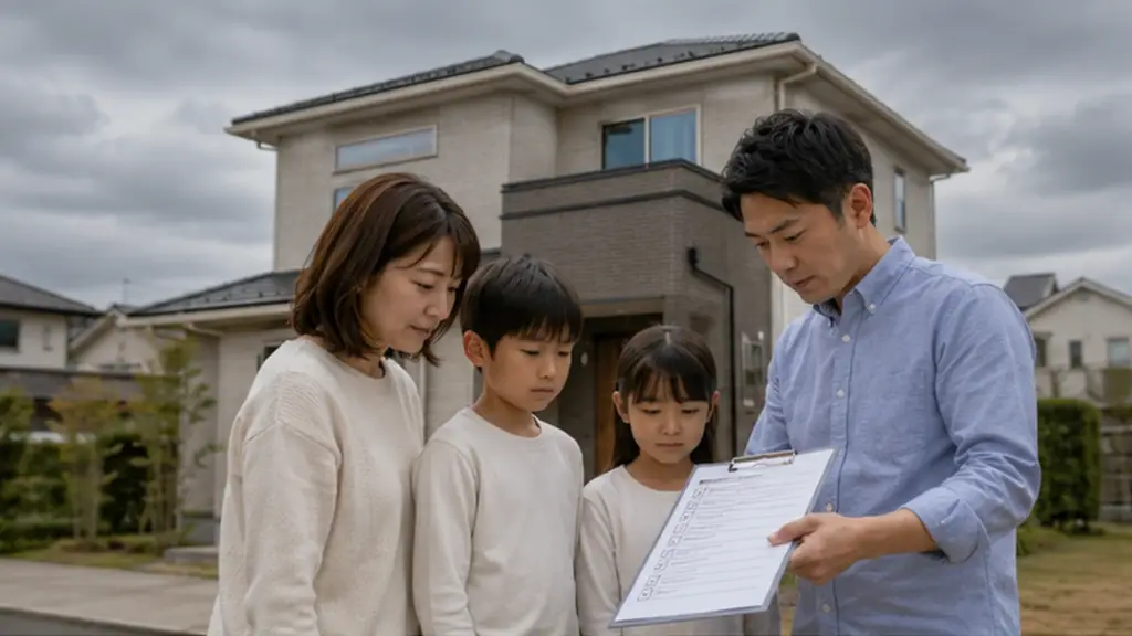 typhoon-home-preparation-checklist | アップルホーム 台風が来る前に戸建て住宅の防災対策を確認する日本人家族