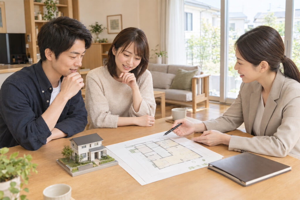 compact-home-floor-area-check | アップルホーム コンパクト住宅の間取りと床面積を確認する30代夫婦