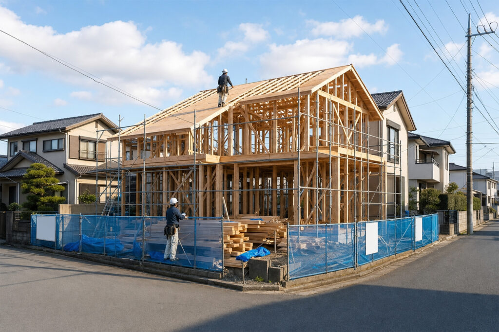 custom-home-construction-schedule | アップルホーム 住宅資金贈与の期限を意識して進む注文住宅の建築現場