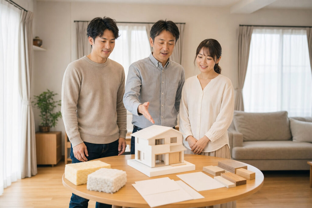 energy-efficient-home-planning | アップルホーム 省エネ等住宅の性能と資金計画について相談する夫婦