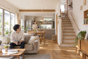 one-half-story-child-room-layout | アップルホーム 1.5階建て住宅で子ども部屋の配置を考える子育て家族